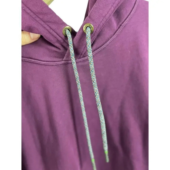 Stio Whitebark French Terry Hoodie Deep Purple Size Large Men’s - Picture 11 of 12